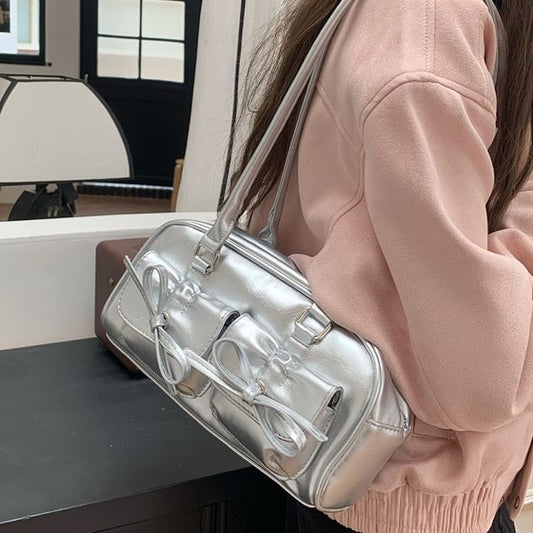 Tote Bag Bow Multi-Pocket