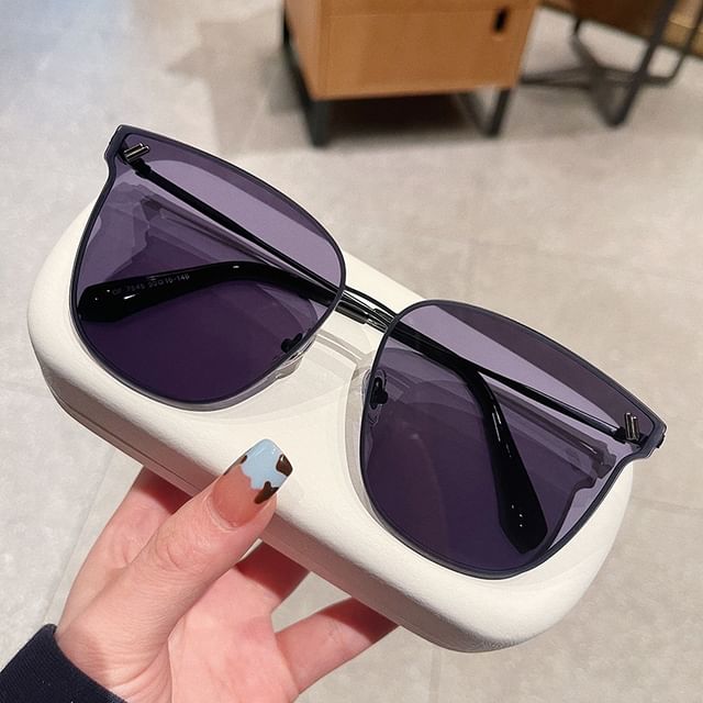 Frame Sunglasses Metal Square