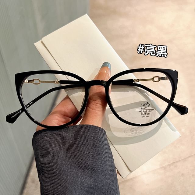 Blocking Cat Eye Light Blue Glasses