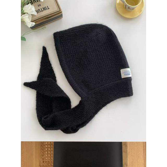 Wool Applique Balaclava
