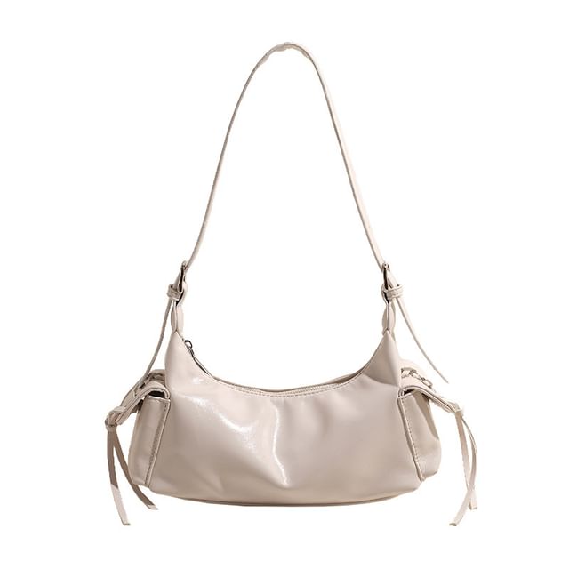 Multi-Pocket Faux Leather Bag Tote