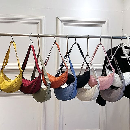 Canvas Plain Bag Hobo