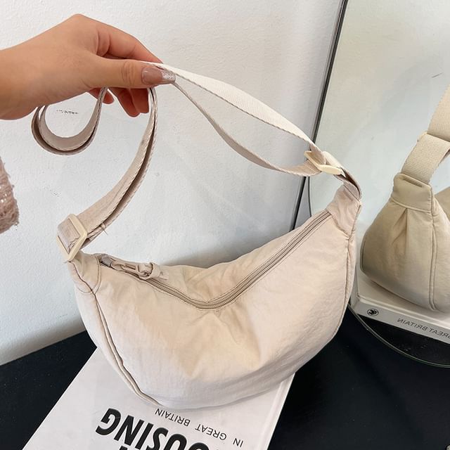 Canvas Plain Bag Hobo