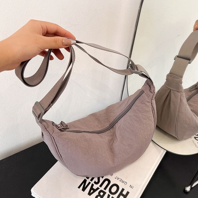 Canvas Plain Bag Hobo
