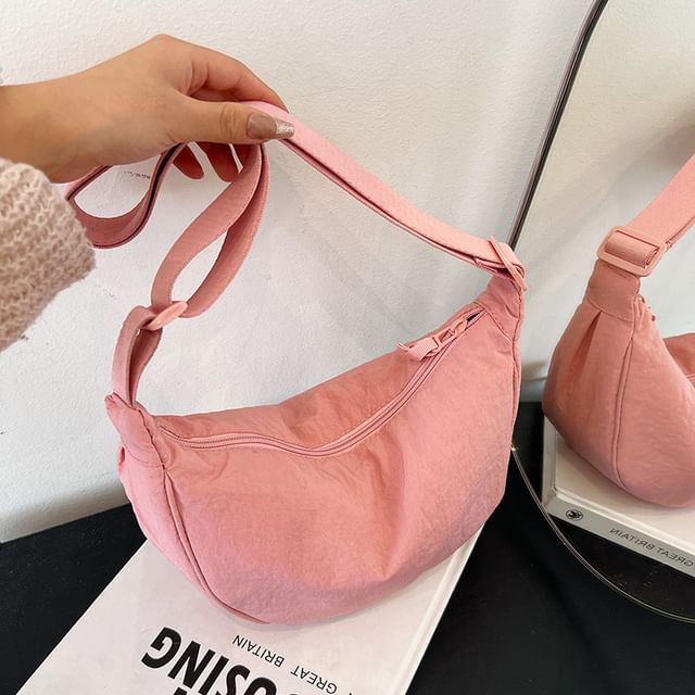 Canvas Plain Bag Hobo