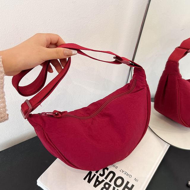 Canvas Plain Bag Hobo