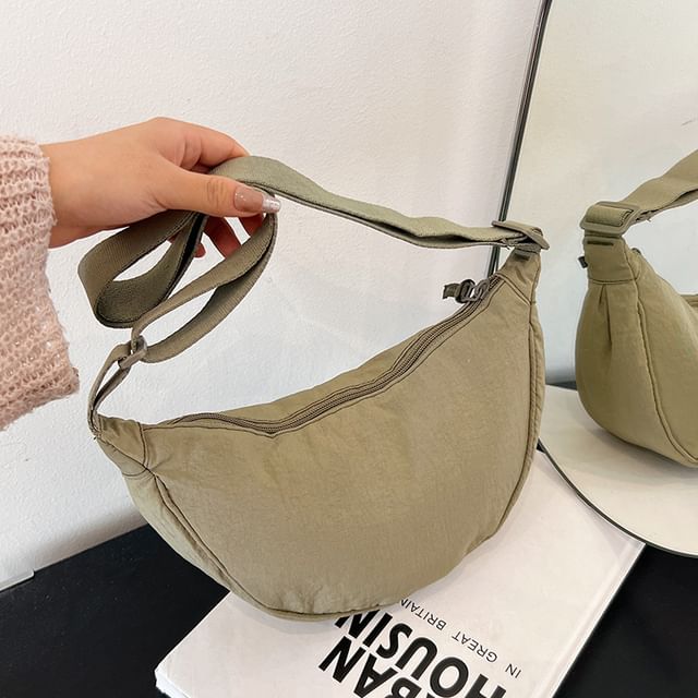 Canvas Plain Bag Hobo
