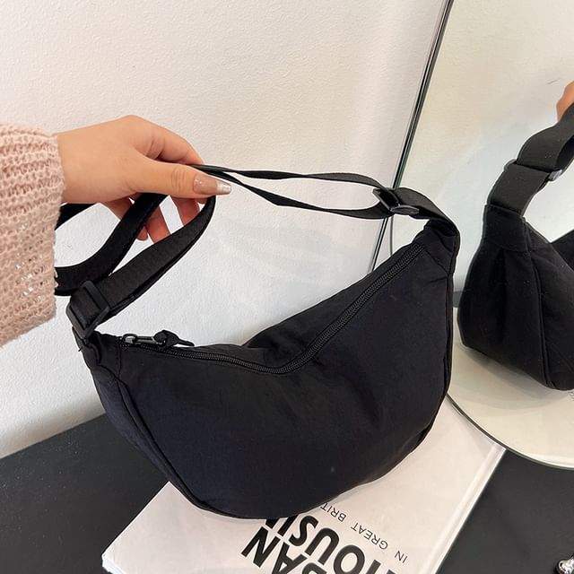 Canvas Plain Bag Hobo