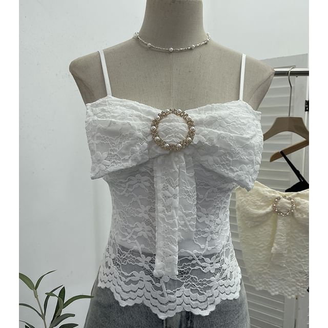 Bowknot Lace Camisole