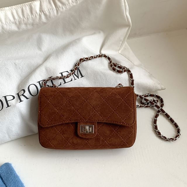Chain Bag Strap Quilted Flap Crossbody