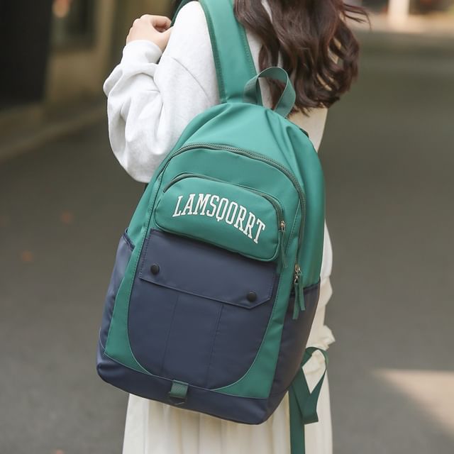 Backpack Lettering Nylon