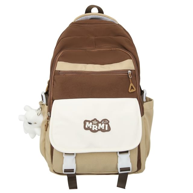 Bag Lettering Set / Applique Nylon Buckled Backpack Charm