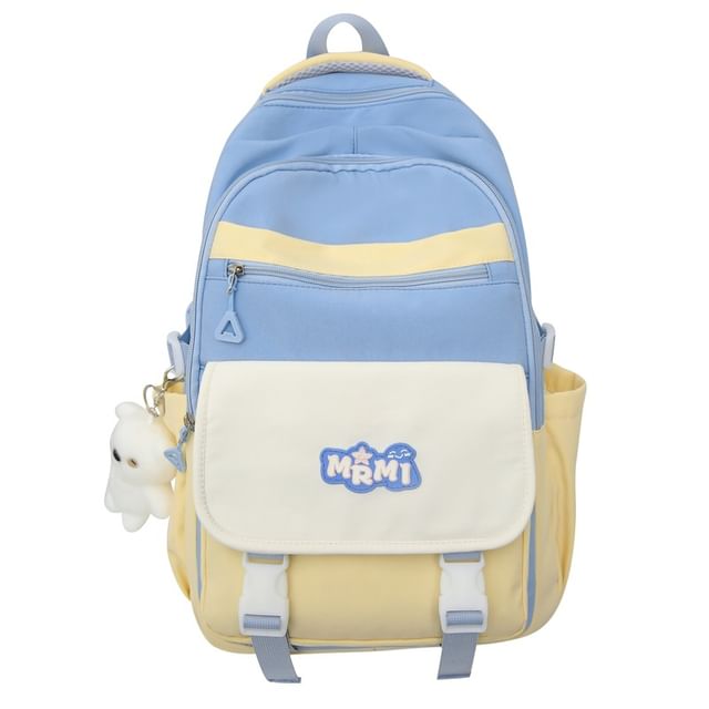 Bag Lettering Set / Applique Nylon Buckled Backpack Charm