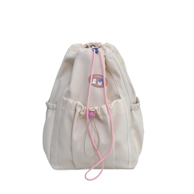 Backpack Drawstring Nylon Applique