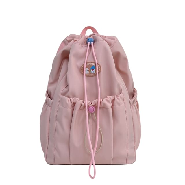 Backpack Drawstring Nylon Applique