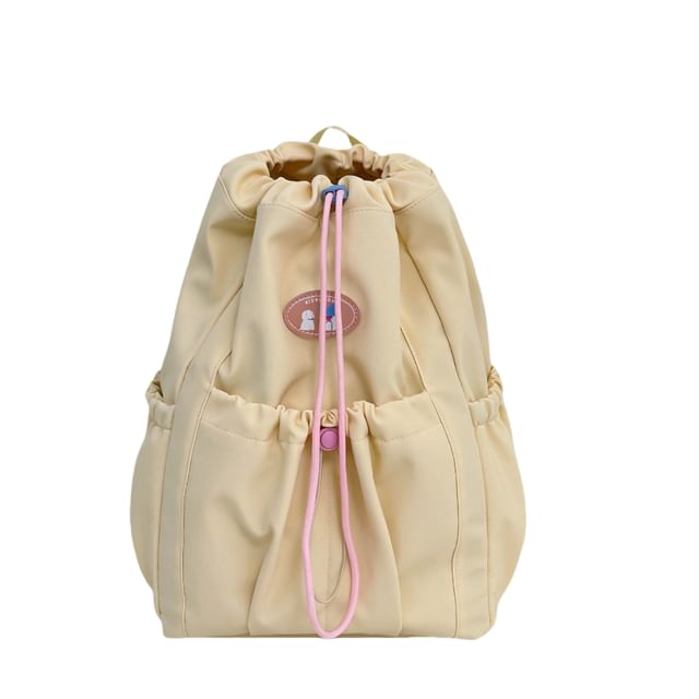 Backpack Drawstring Nylon Applique