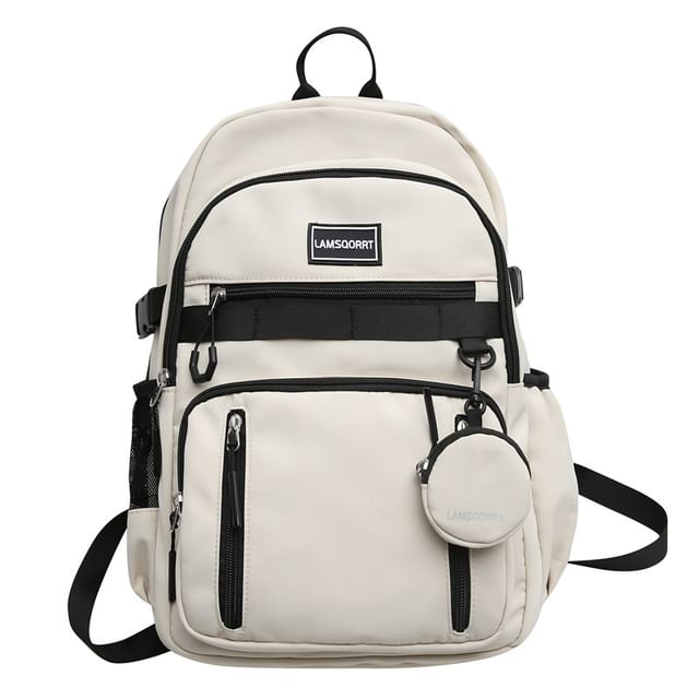 + Coin Purse Set: Nylon Backpack Lettering Applique