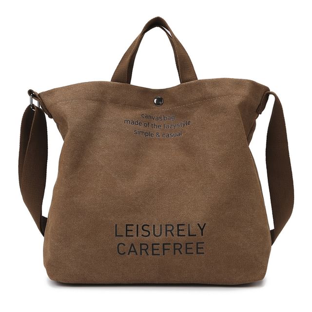 Canvas Bag Lettering Tote