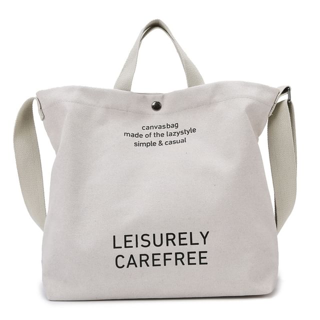 Canvas Bag Lettering Tote
