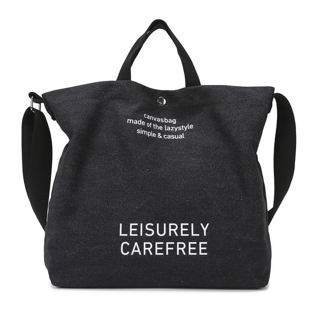 Canvas Bag Lettering Tote