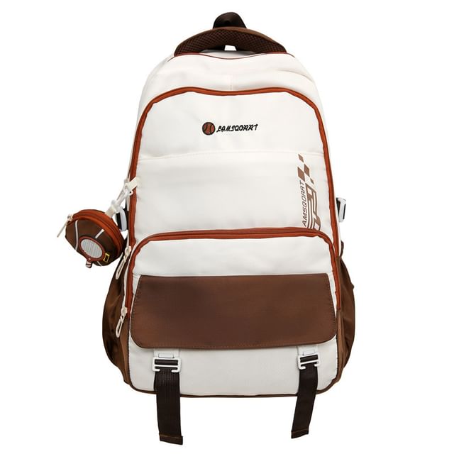 Backpack Set: Buckled Nylon Coin + Lettering Purse