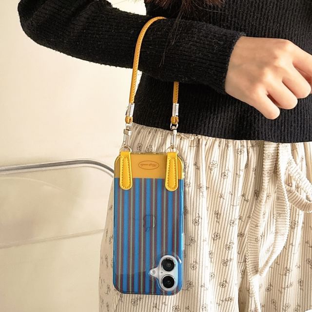 Case Striped Strap / Set Phone