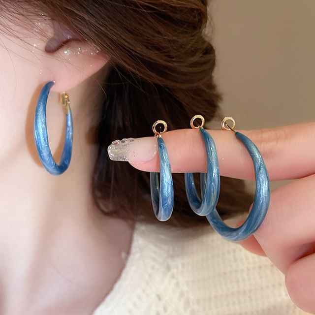 Earring Hoop Glitter