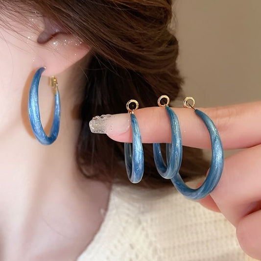 Earring Hoop Glitter