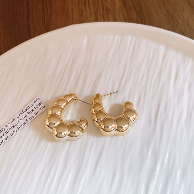 Designs) Alloy Hoop Earring (Various Plain