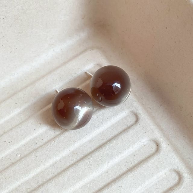 Alloy Earring Stud Bead / Heart