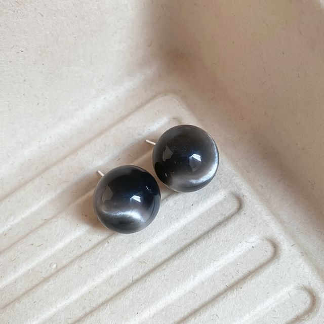 Alloy Earring Stud Bead / Heart