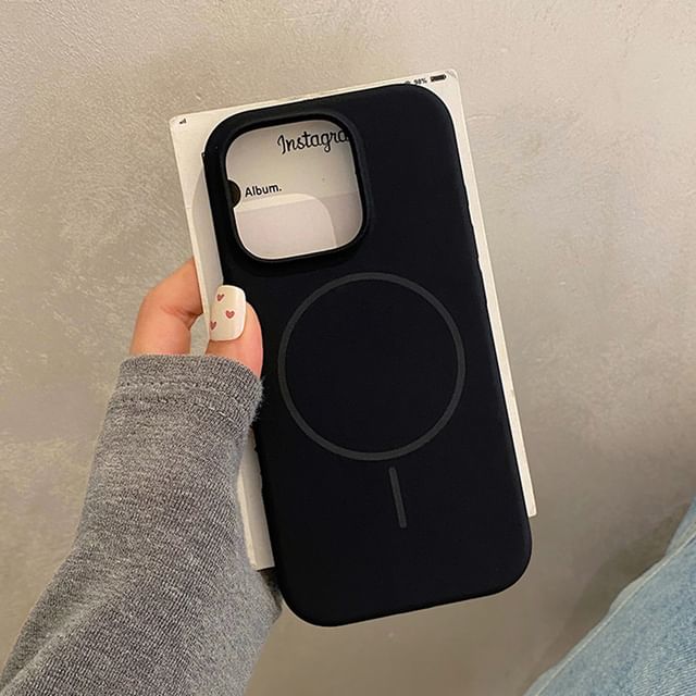 Phone Magnetic Case with Plain (Compatible MagSafe)