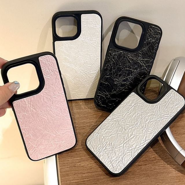 Case Phone Leather Faux