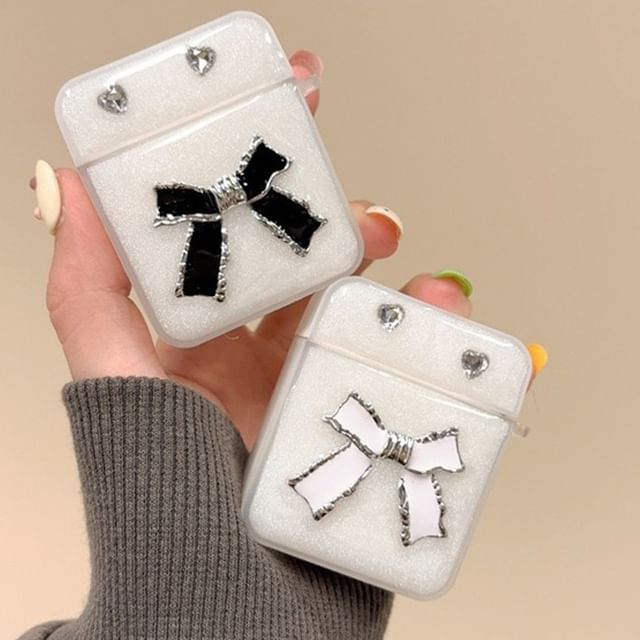 / AirPods Earphone Skin Bow Case Pro