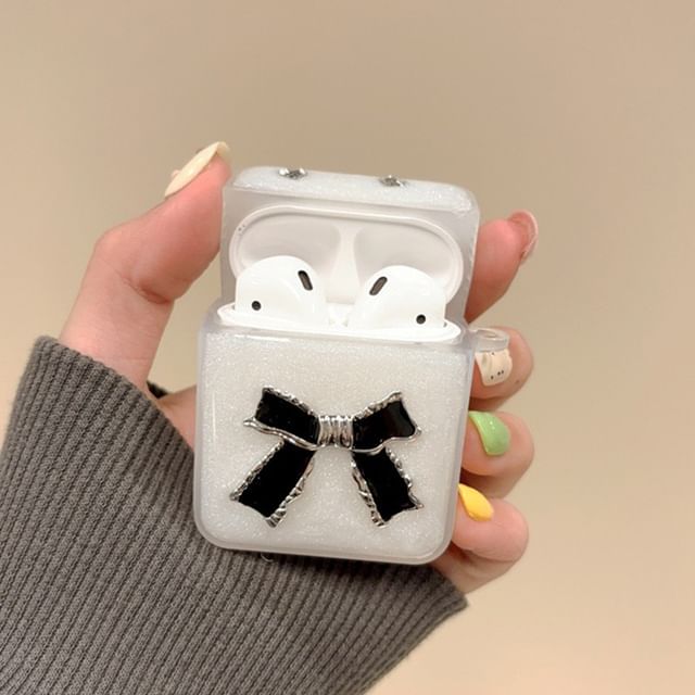 / AirPods Earphone Skin Bow Case Pro