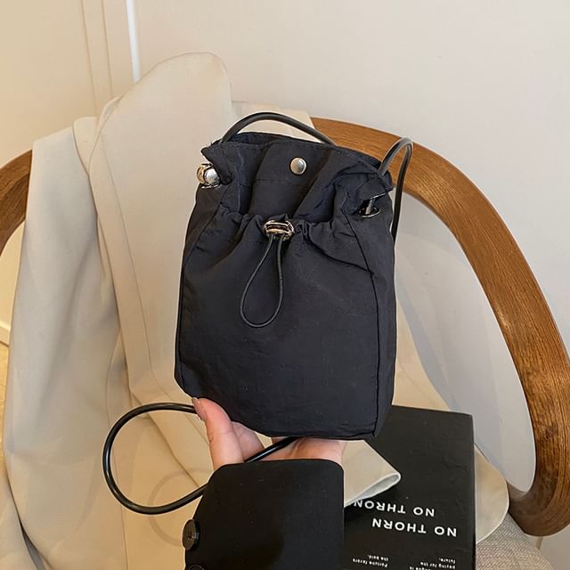 Bucket Plain Drawstring Bag