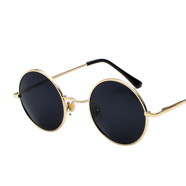 Frame Round Metal Sunglasses
