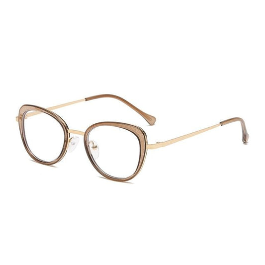 Blue Eyeglasses Cat Eye Blocking Light