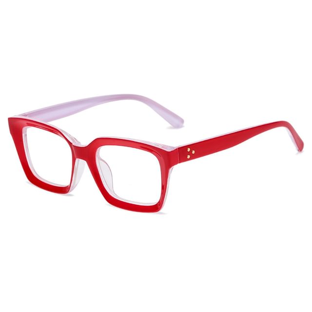 Resin Light Square Blue Eyeglasses Blocking