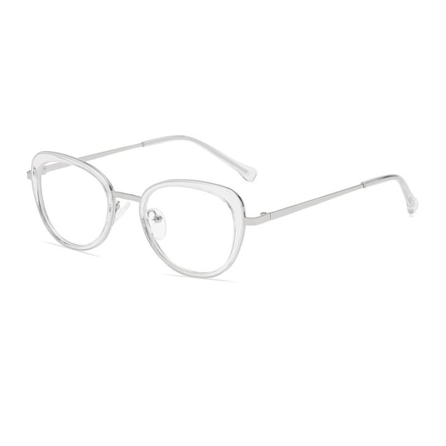 Blue Eyeglasses Cat Eye Blocking Light