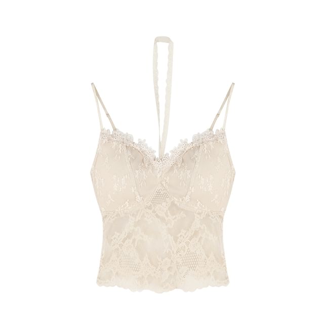 Knit Top with Lace Cami and Pleated Skirt