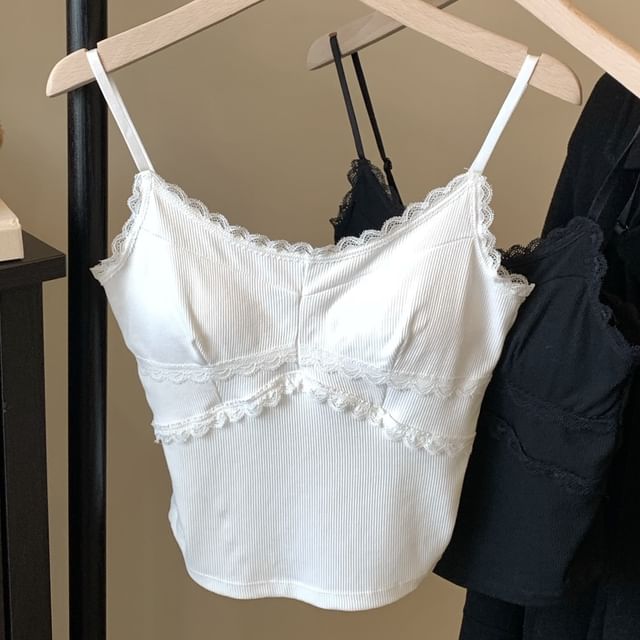 Lace-Trimmed Camisole