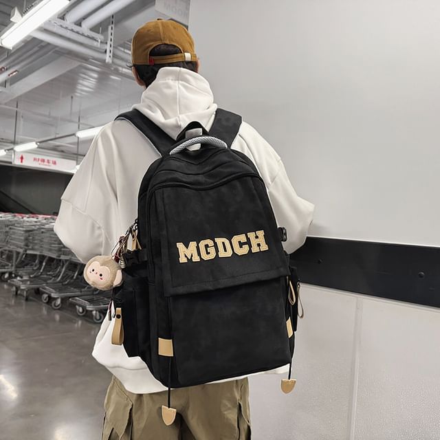 Tie Dye Applique Set Nylon Backpack Lettering / Laptop Bag Charm