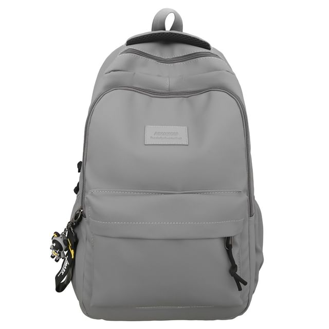 Plain Charm Backpack / Applique Bag Laptop Set