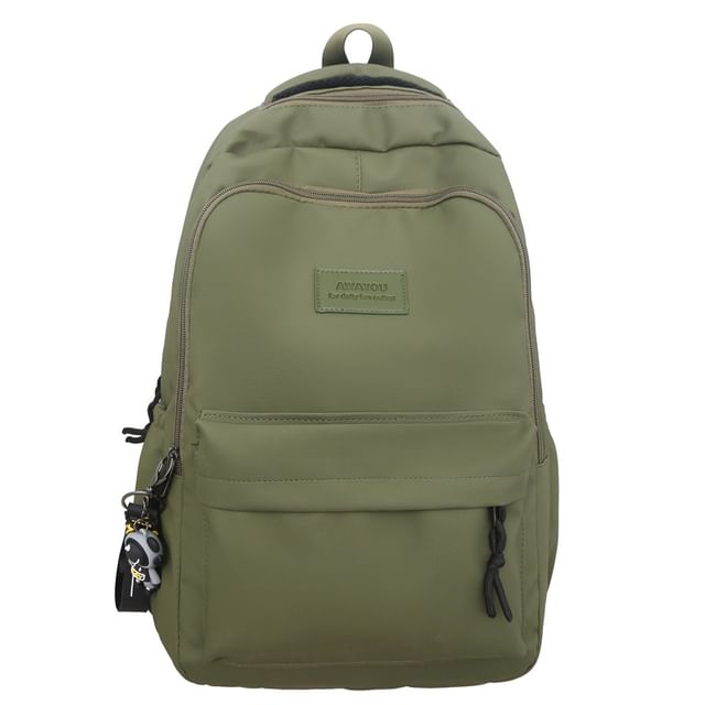 Plain Charm Backpack / Applique Bag Laptop Set