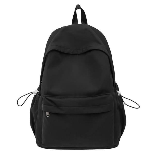 Plain Laptop Nylon Backpack