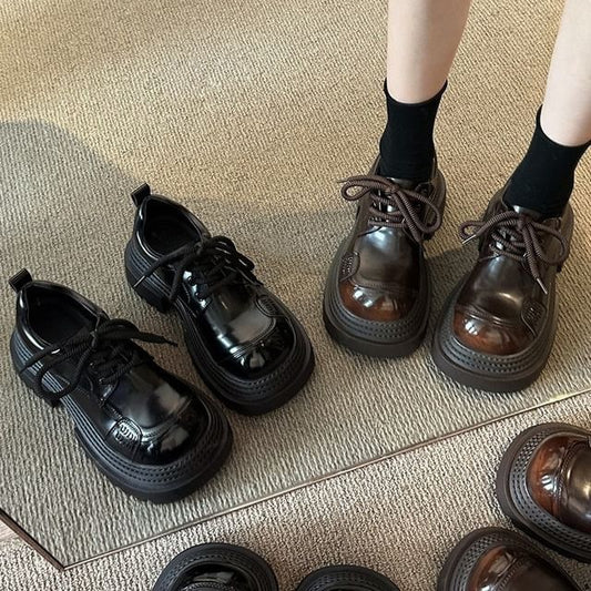 Platform Up Shoes Lace