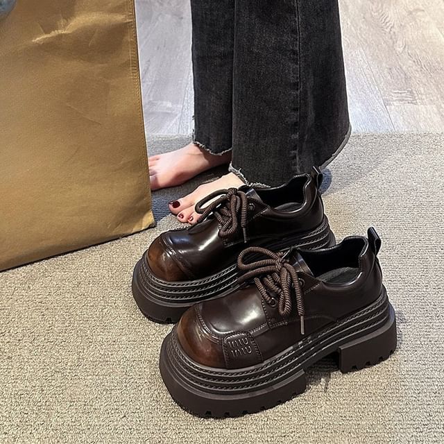 Platform Up Shoes Lace