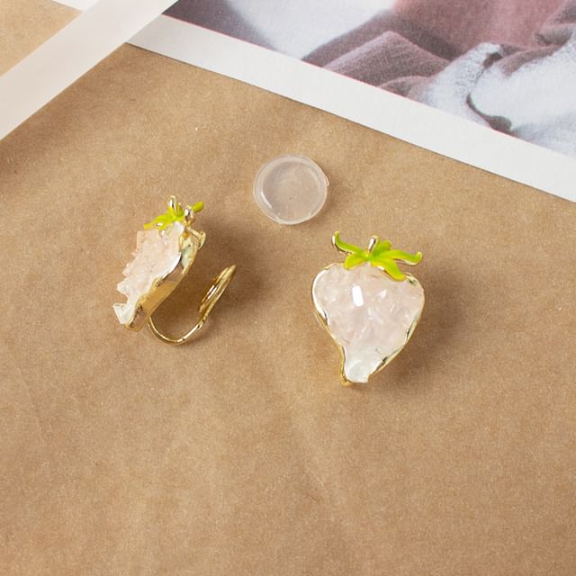 Strawberry Earring / Clip-On Stud
