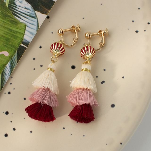 Drop / Earring Tassel Clip-On